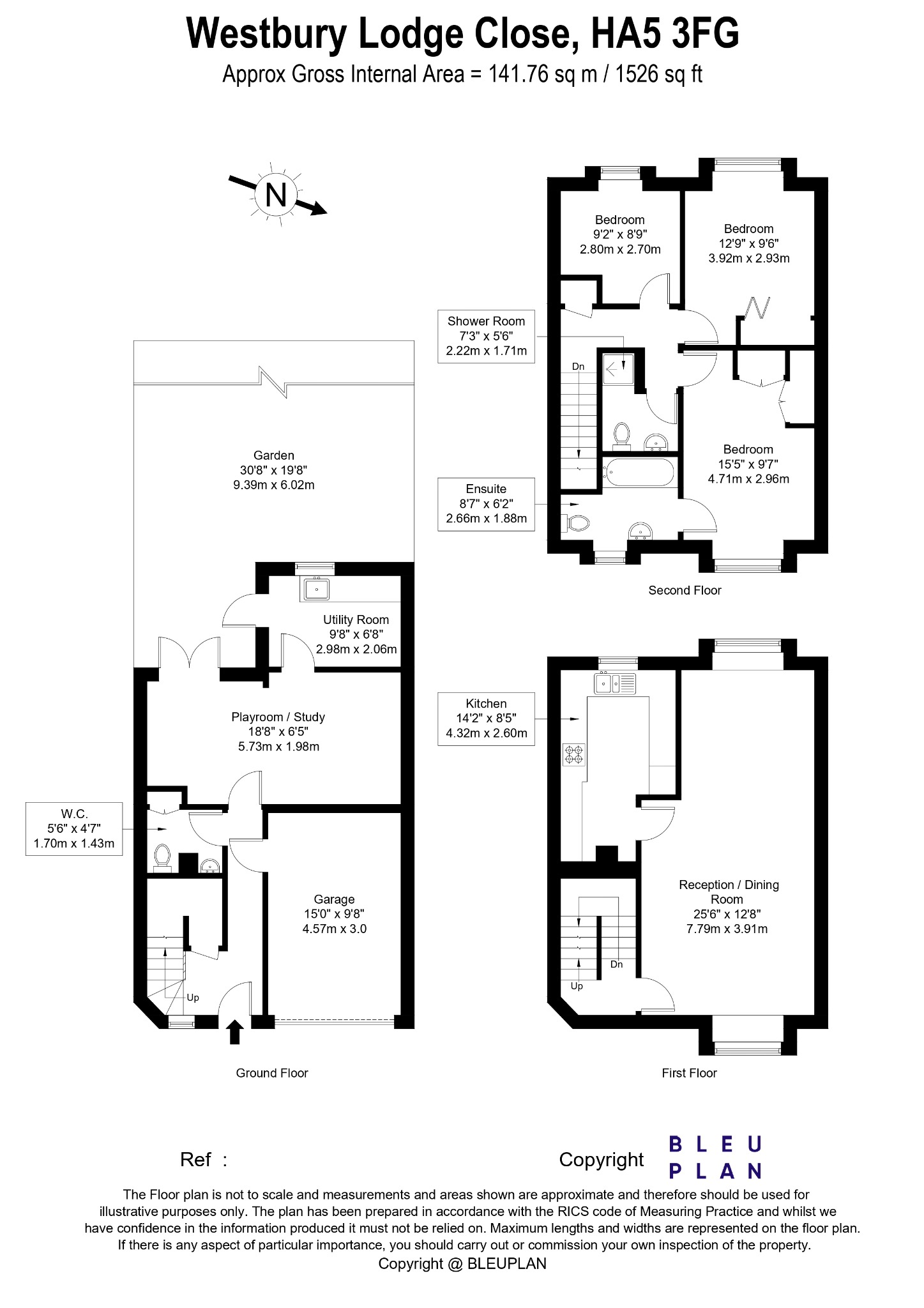 26, Westbury Lodge Close, Pinner floorplan