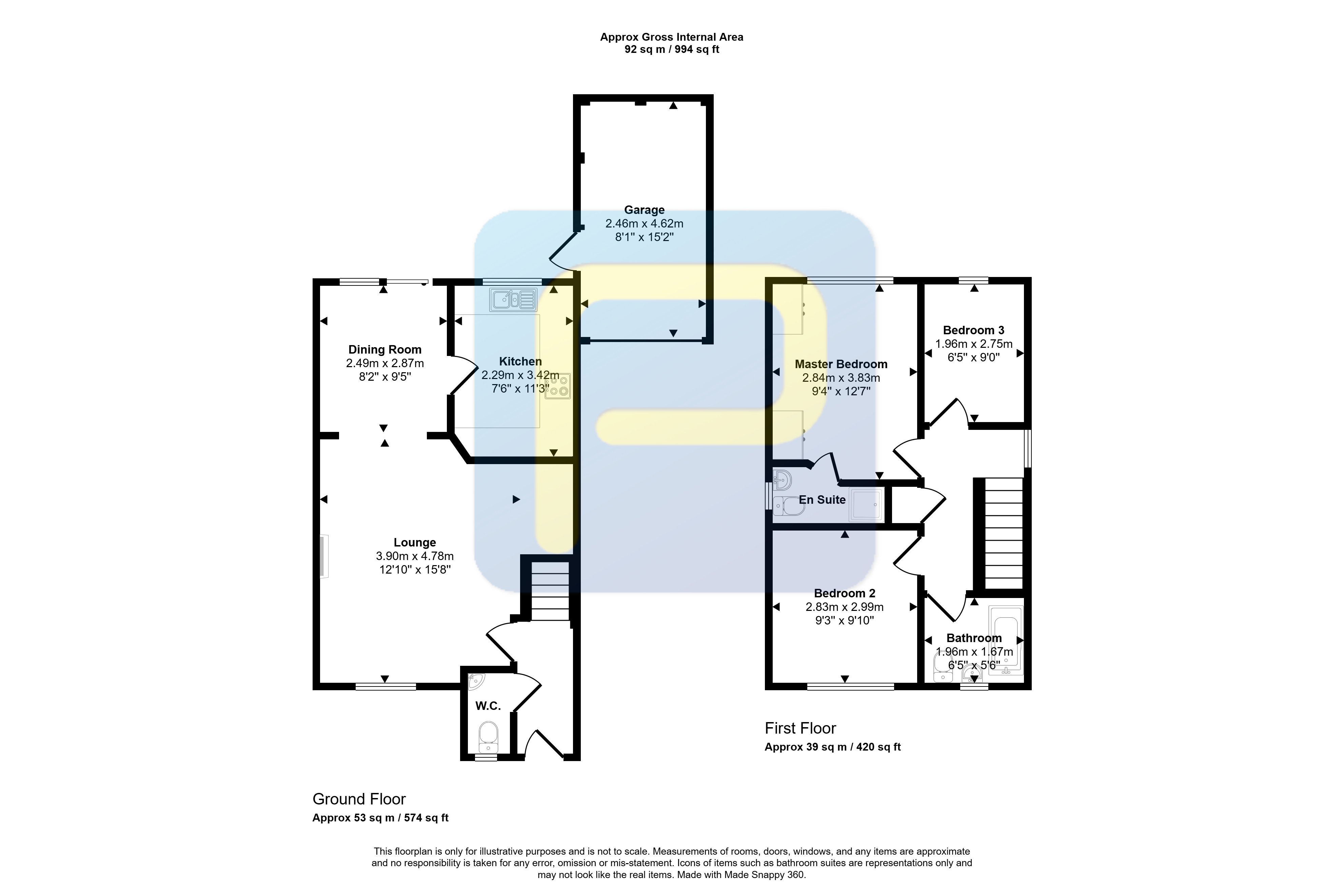 28, Fairfields, Alnwick floorplan