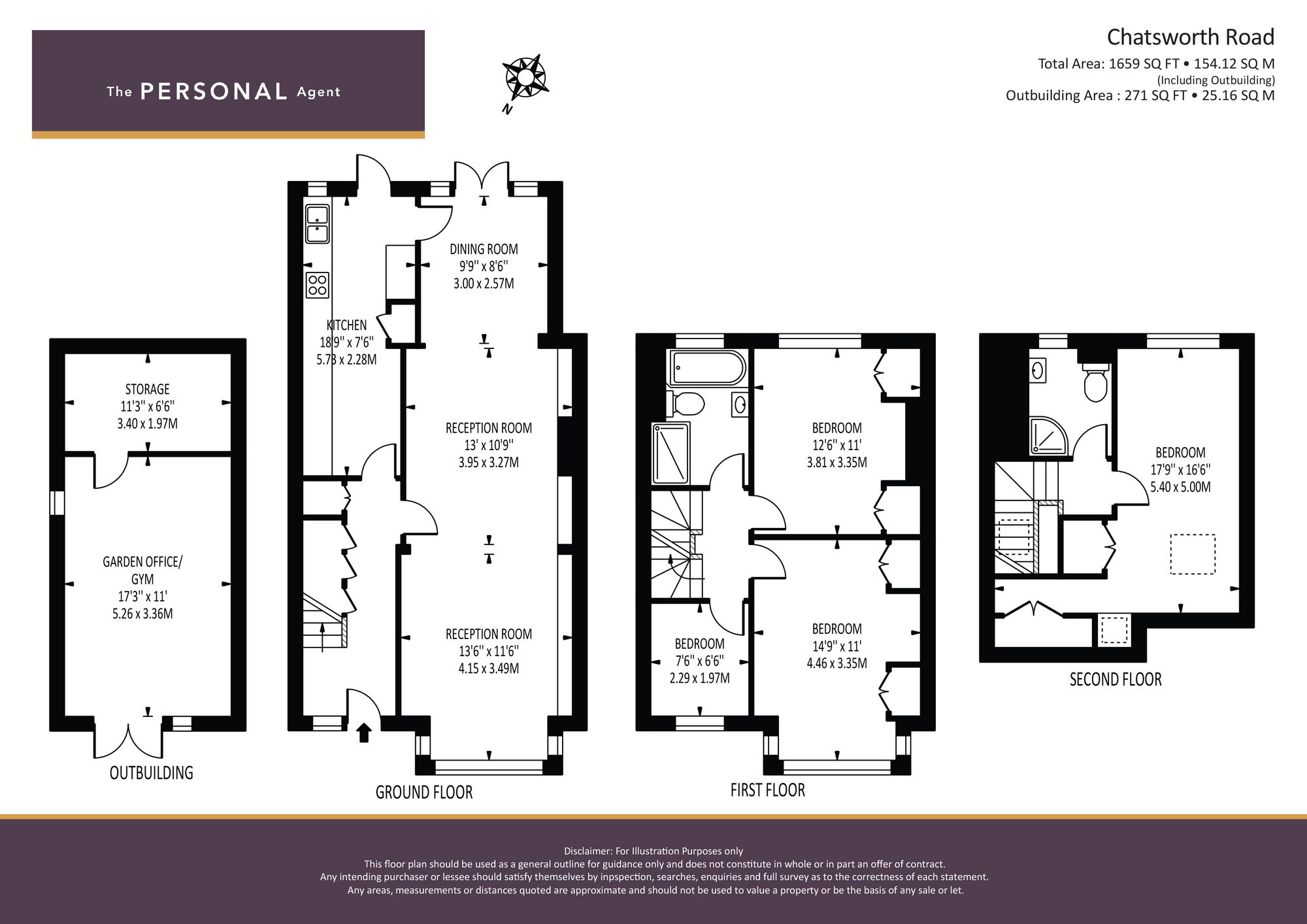 102 Chatsworth Road, Sutton floorplan