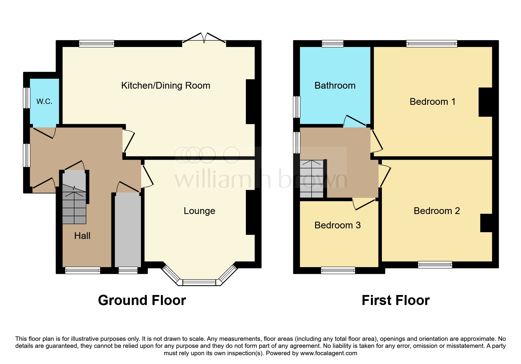 10, Glebelands, Knottingley floorplan