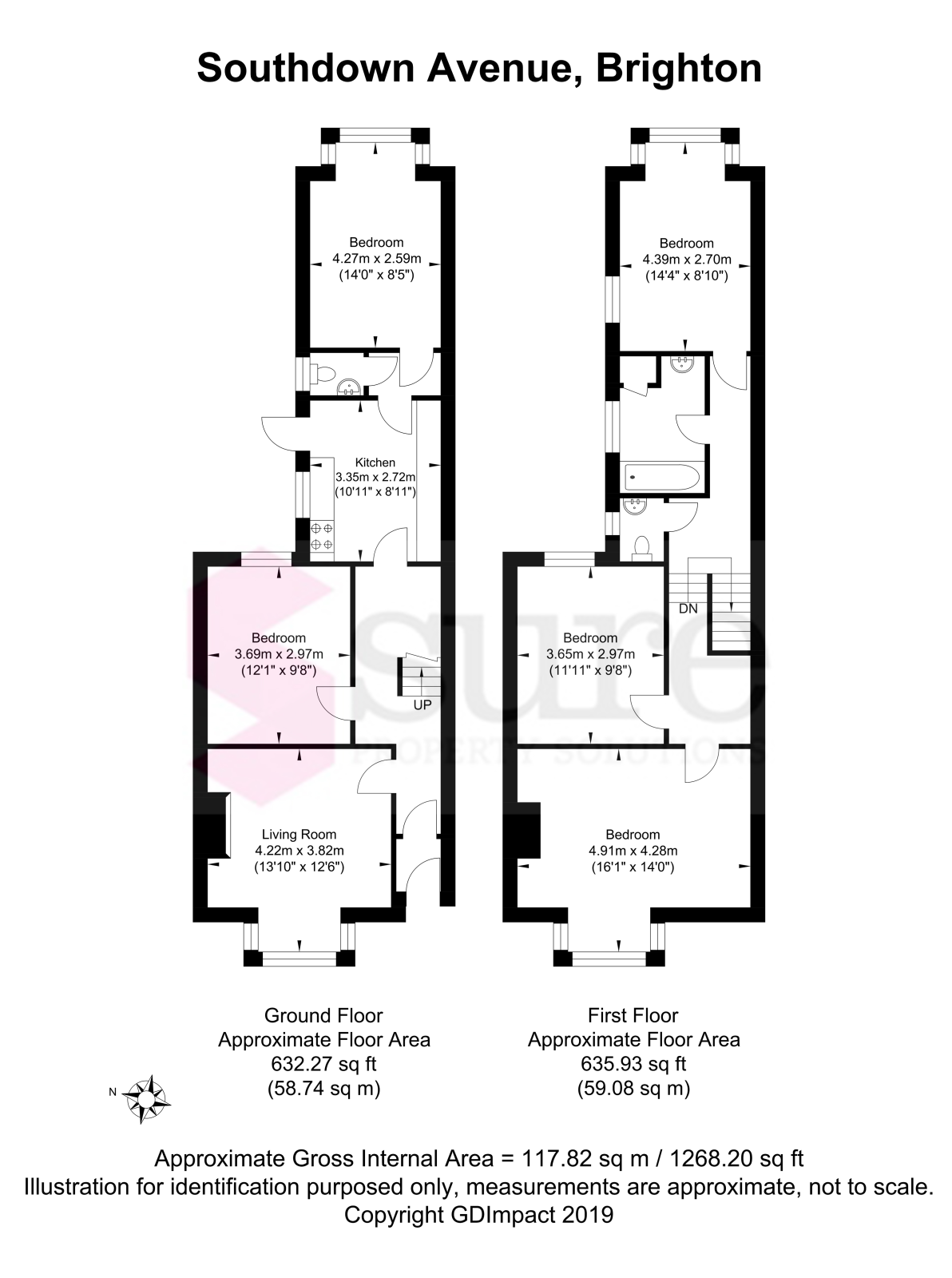 22 Southdown Avenue, Brighton floorplan