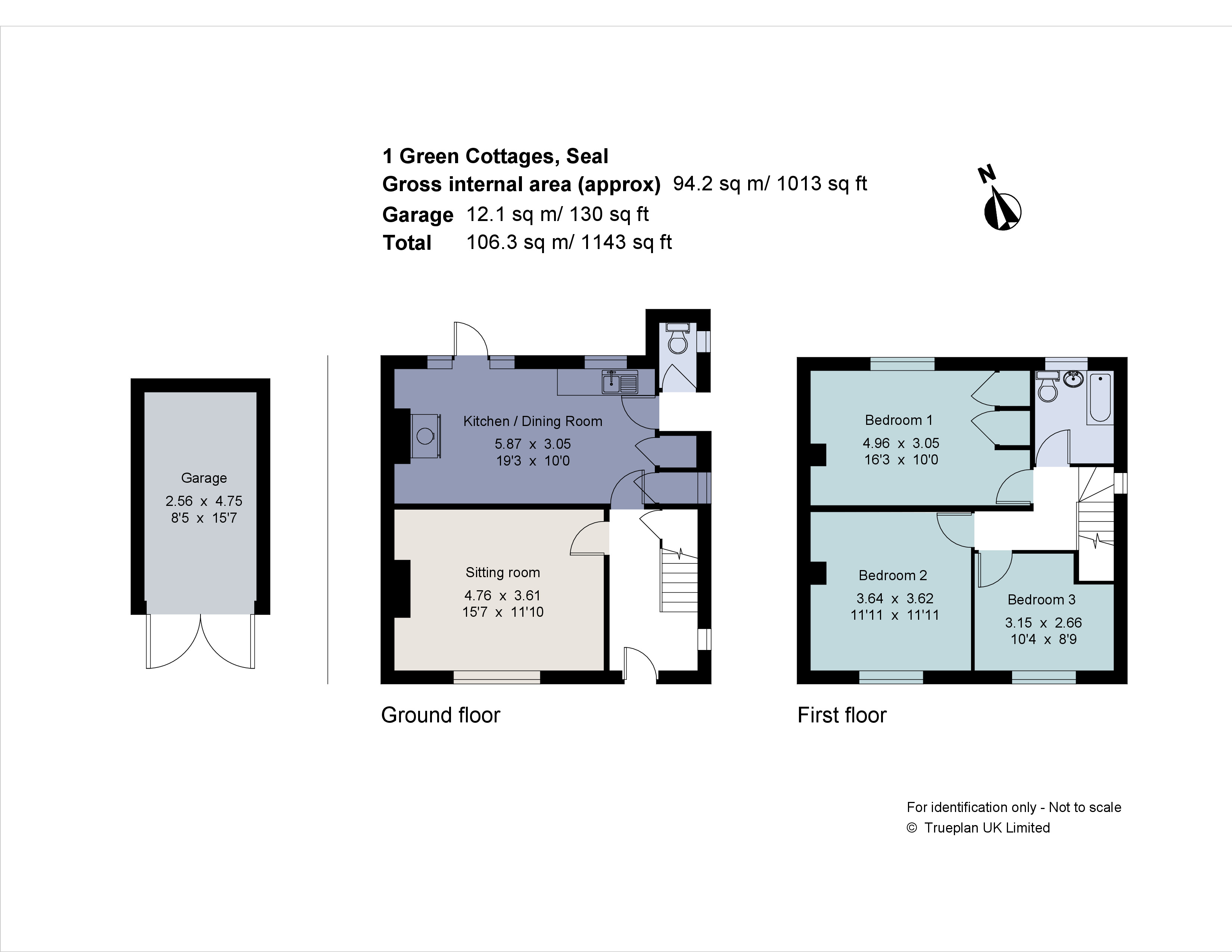 1 Greens Cottages,, Stone Street, Sevenoaks floorplan