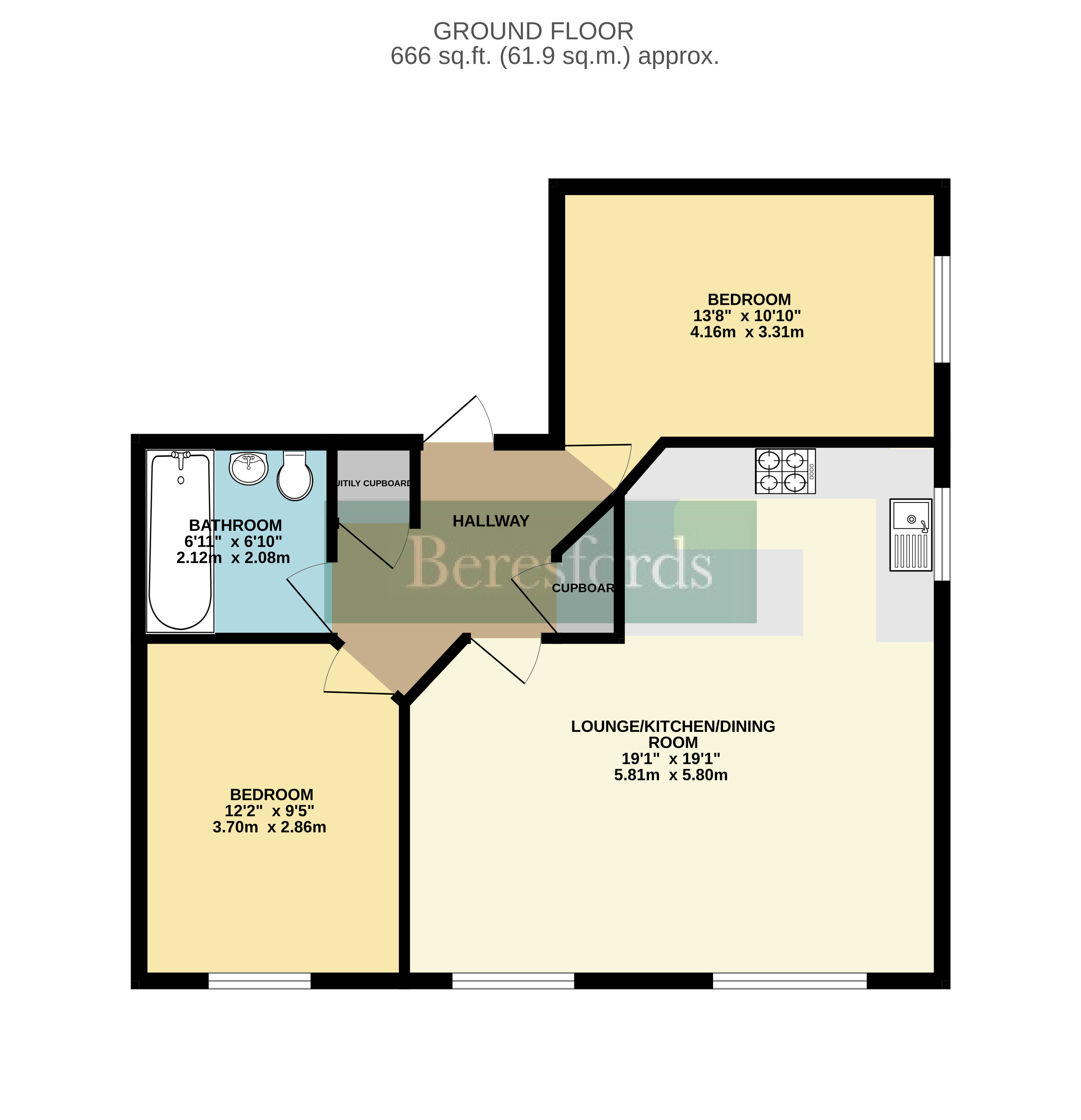 Apartment 10, Cranmer Court, 24, St. Lawrence Road, Upminster floorplan