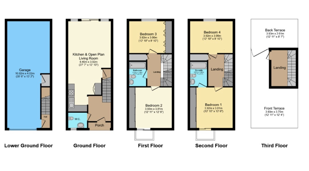 207, Bromyard Avenue, London floorplan