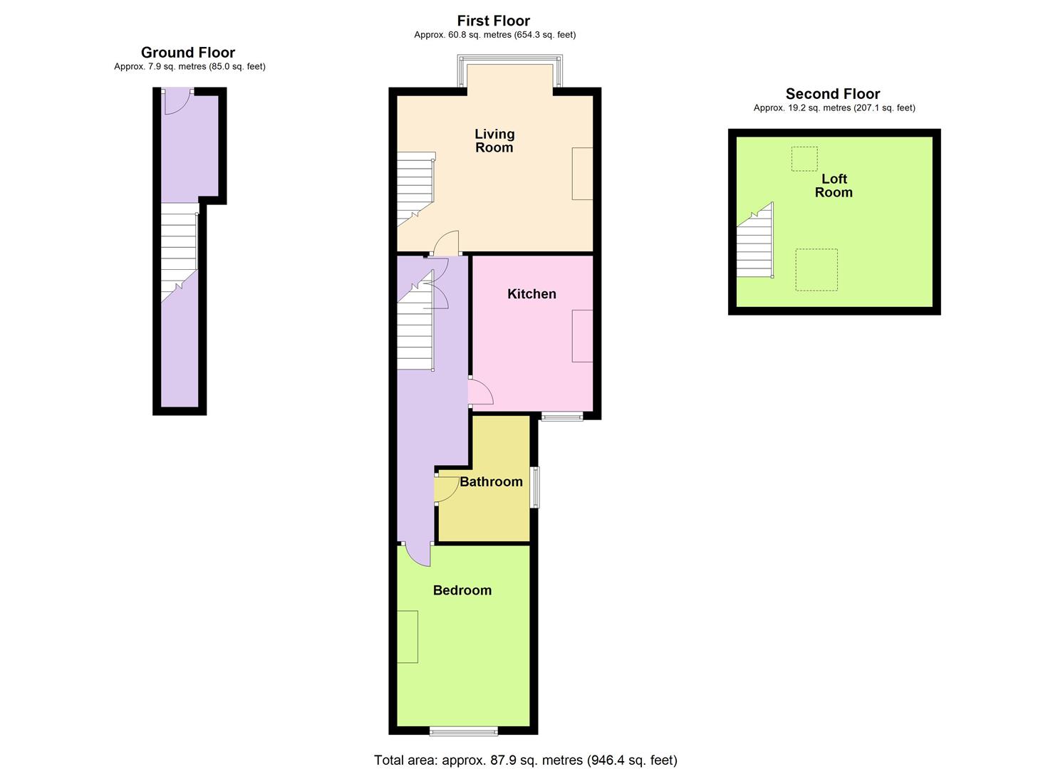83a, Northcourt Road, Worthing floorplan
