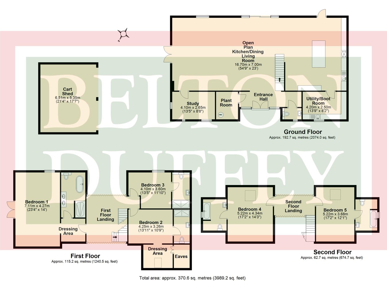 The Great Barn, Green Farm Barns, Hindolveston Road, Melton Constable floorplan