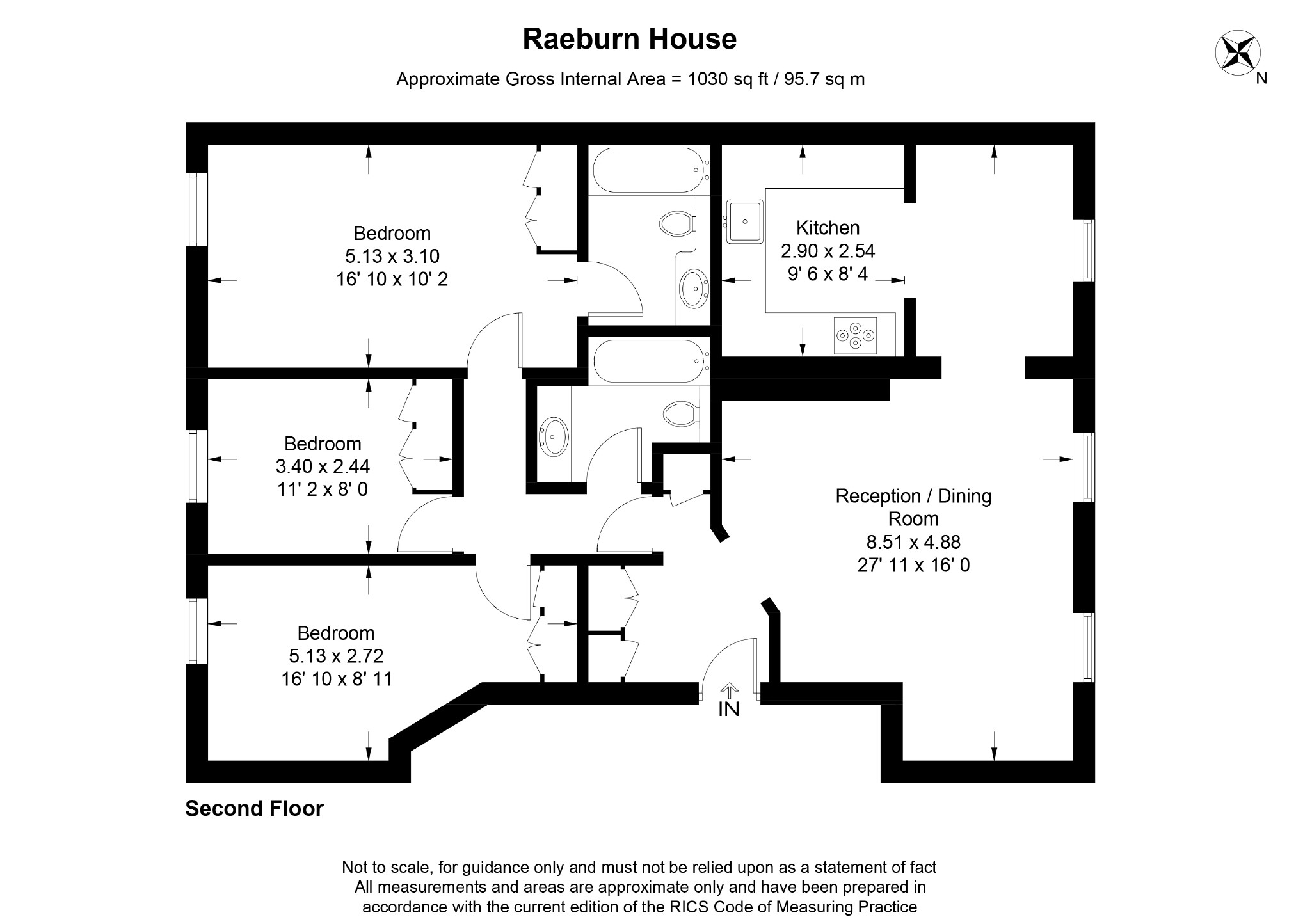 Flat 7, Raeburn House, 20, Gloucester Street, London floorplan