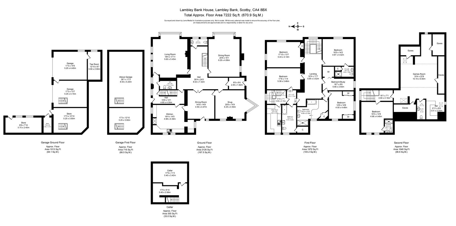 Lambley Bank House, Lambley Bank, Carlisle floorplan