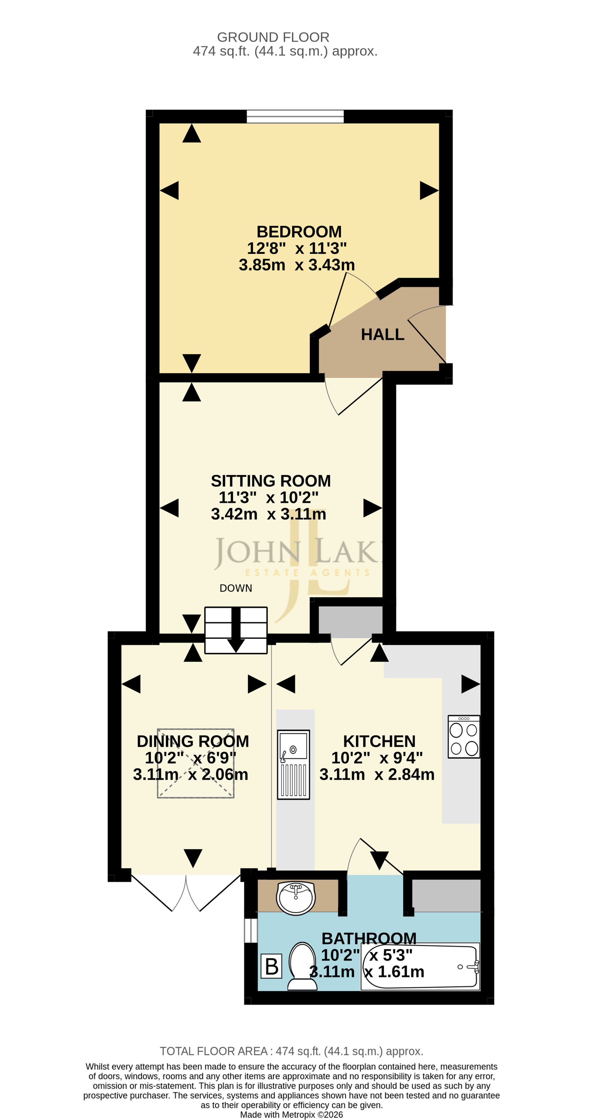 21A Warbro Road, Torquay floorplan