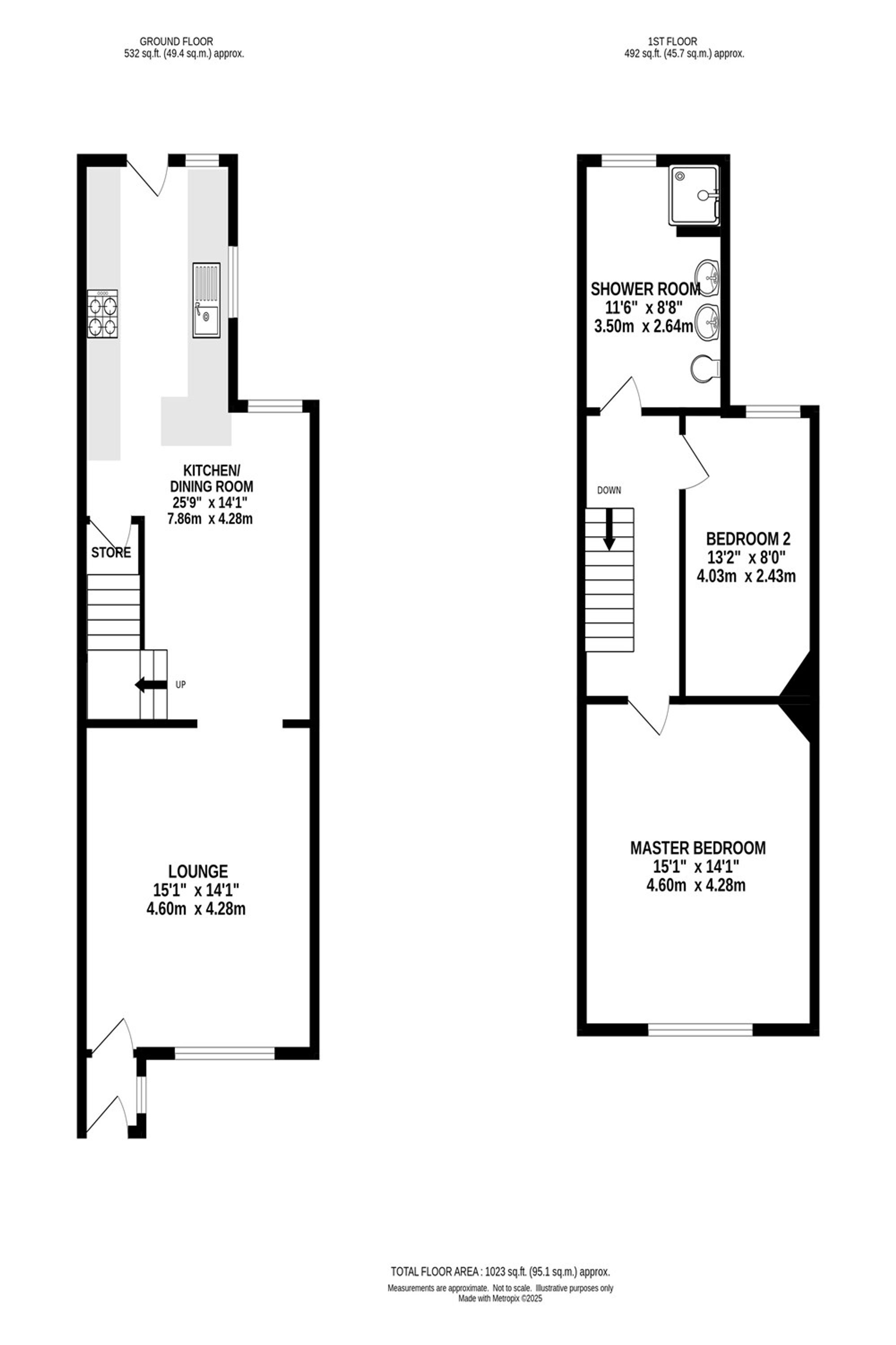 92 Wellington Road, Macclesfield floorplan