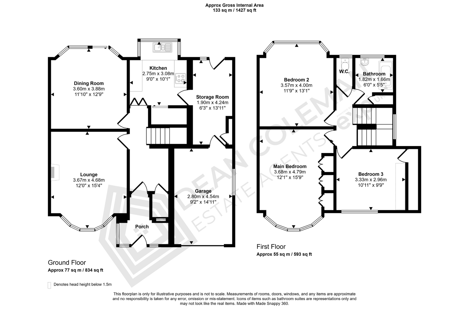 348, Redditch Road, Birmingham floorplan