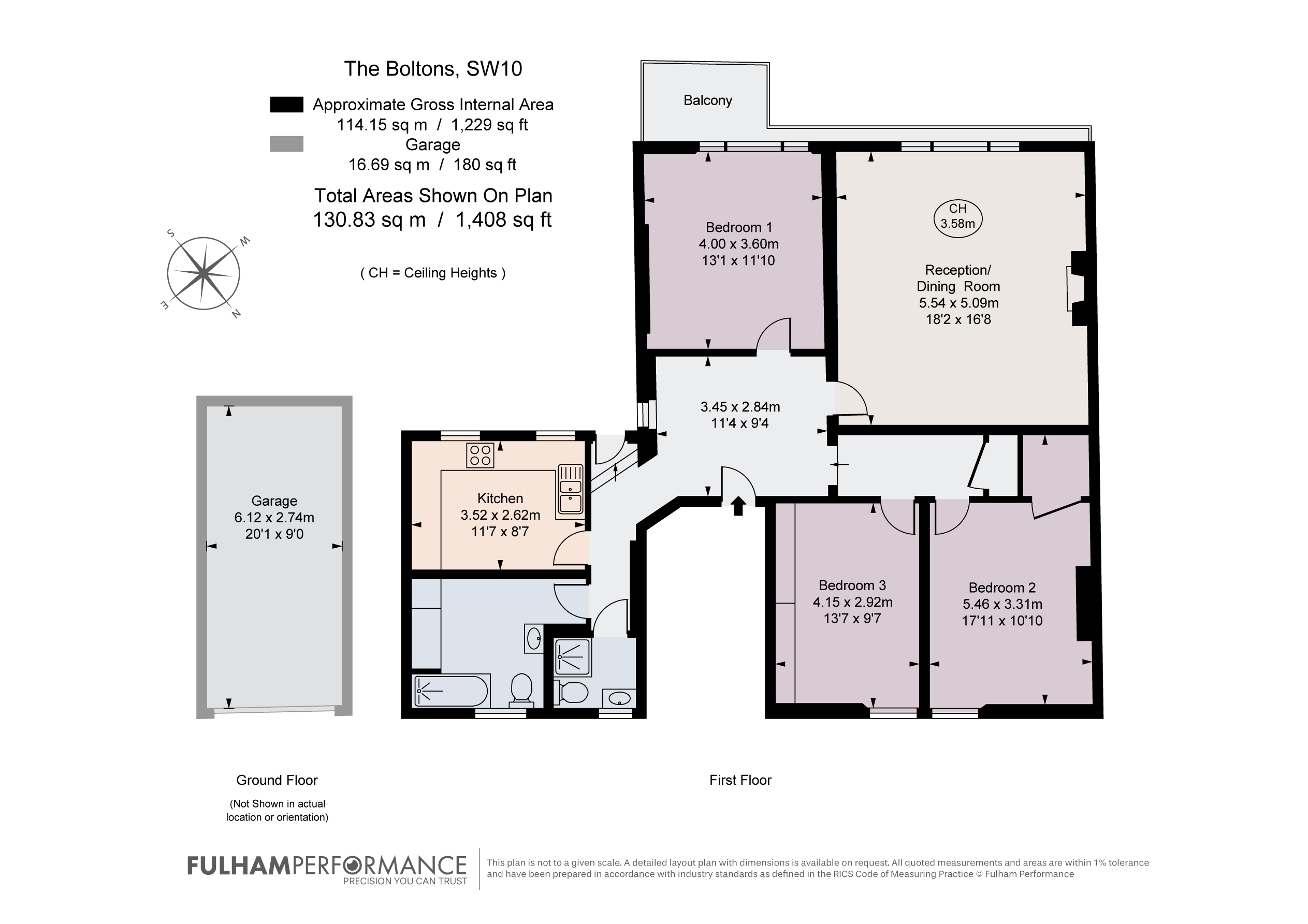 Flat 2, 4, The Boltons, London floorplan