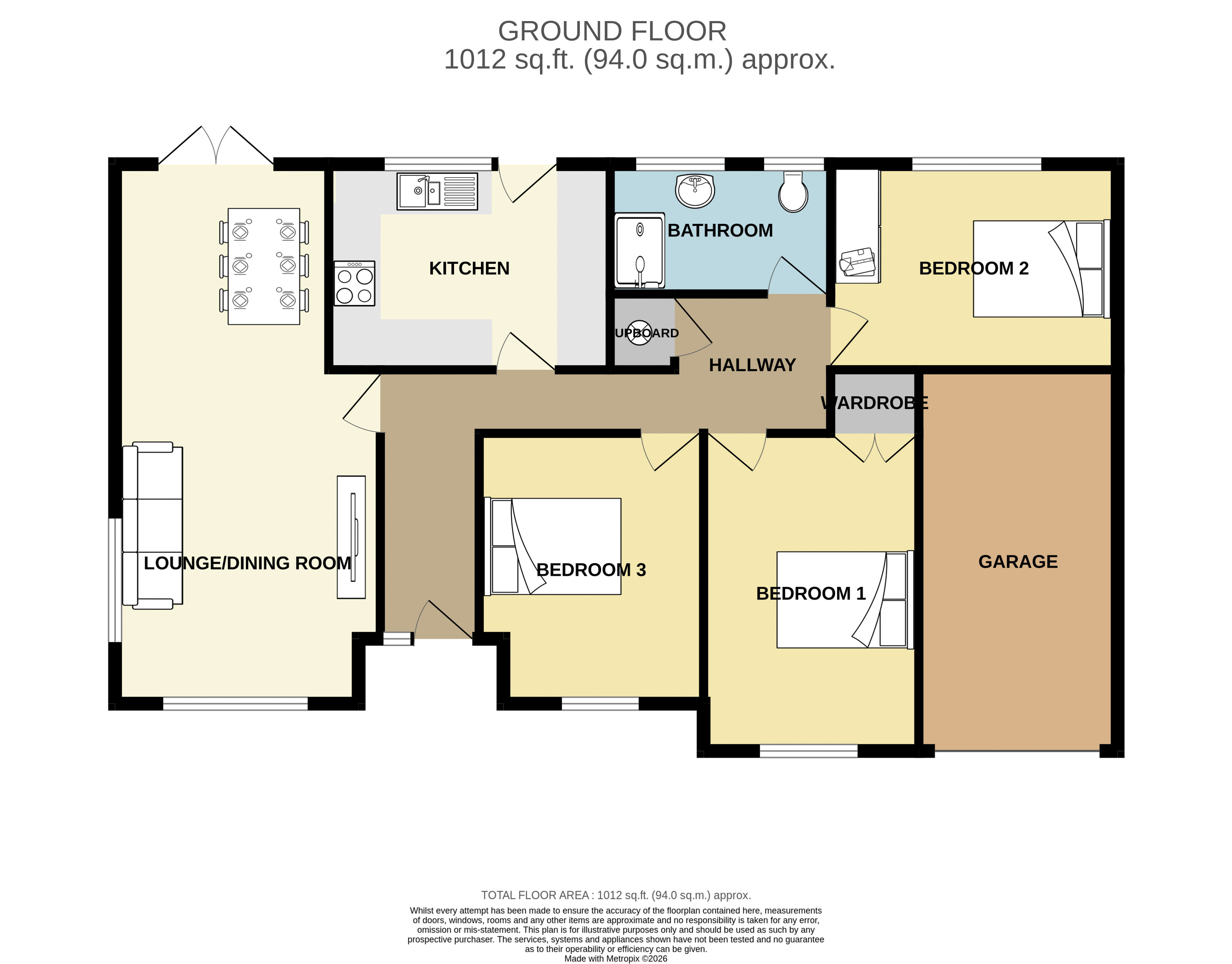 8, Manor Road, Redruth floorplan