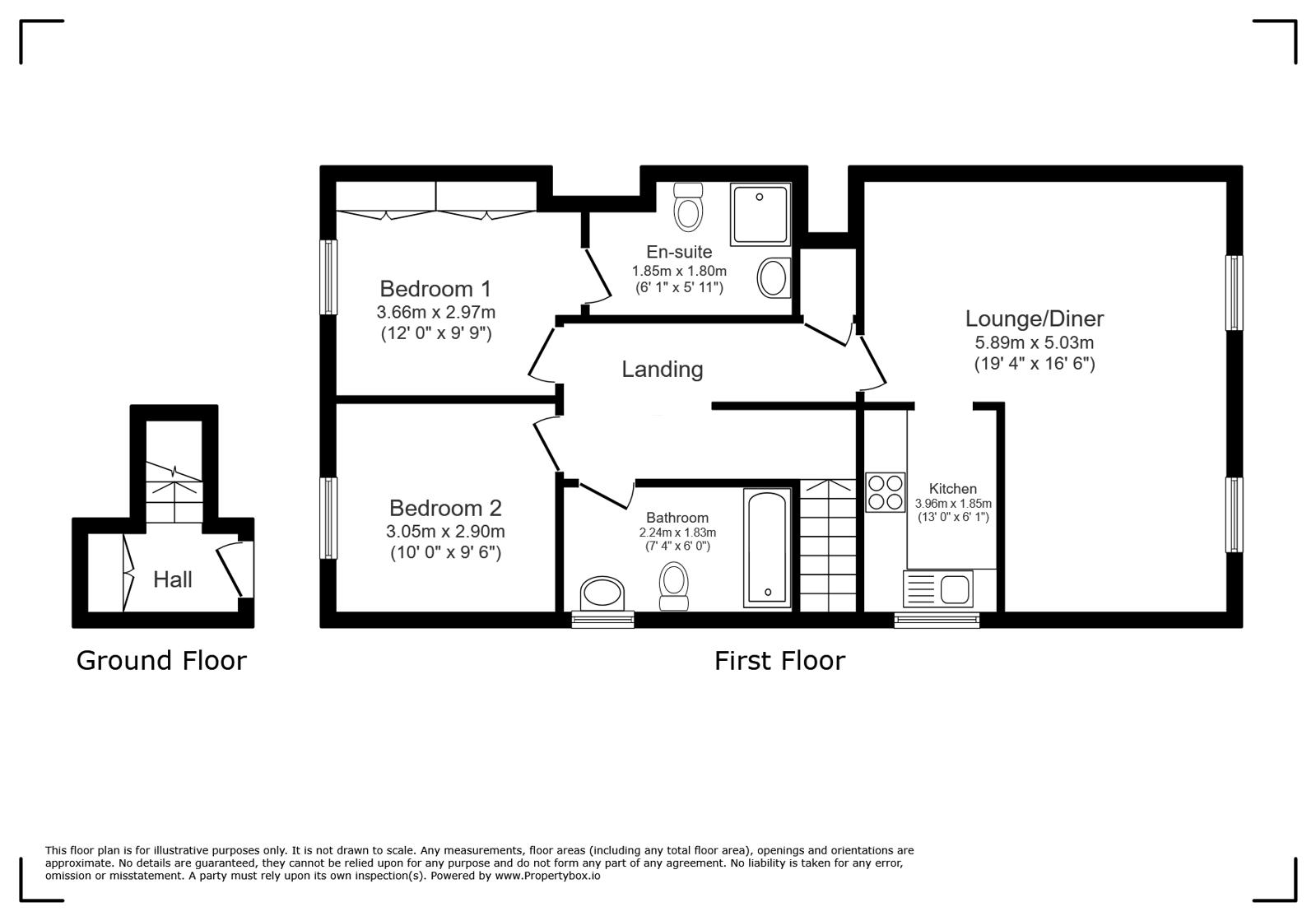 Flat 8, Millfield House,, Millfield Avenue, Isle of Wight floorplan