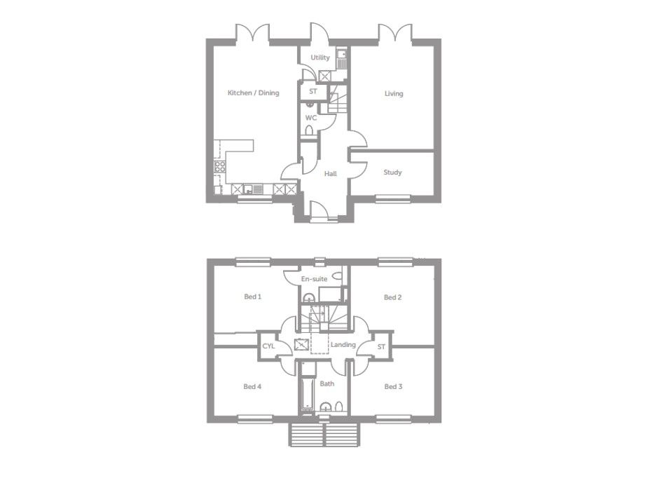 6 Fox Fields, Bristol floorplan