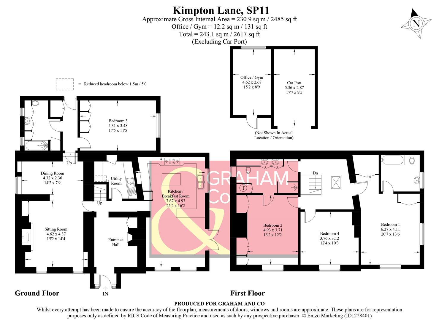 Dugdale Cottage, Kimpton Lane, Andover floorplan