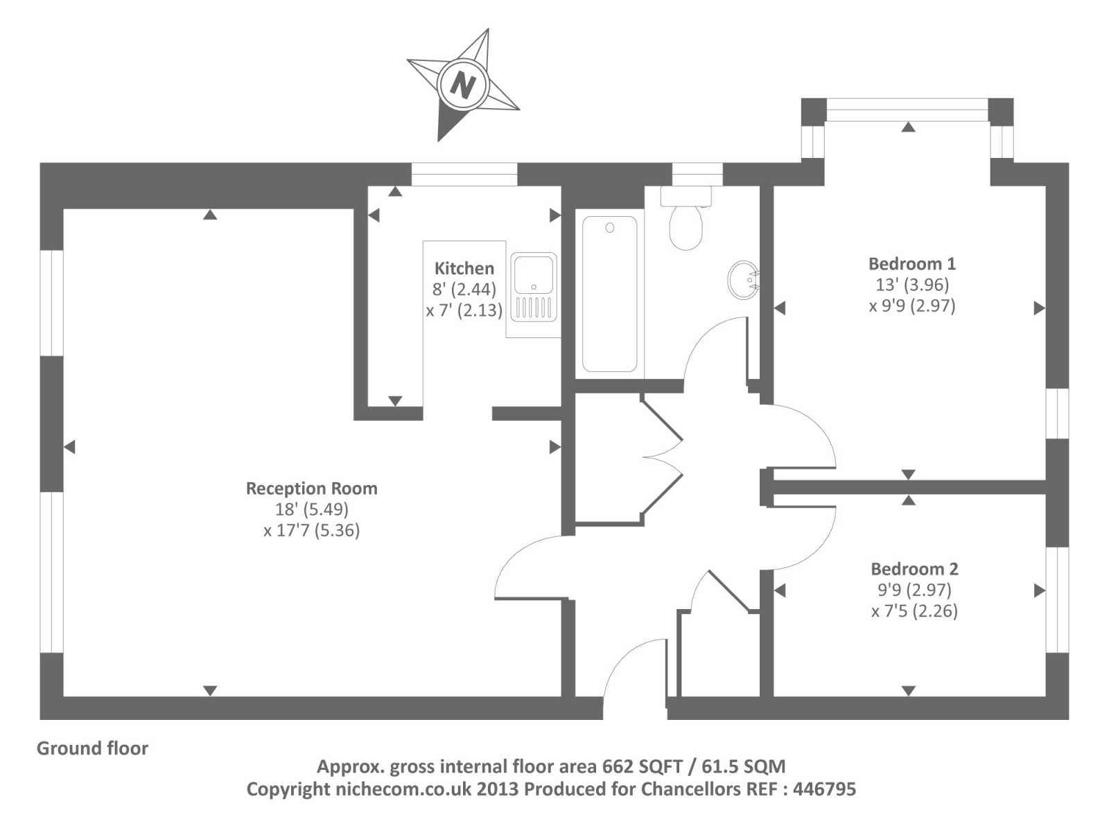 2 Bedrooms Flat for sale in St Johns, Woking GU21