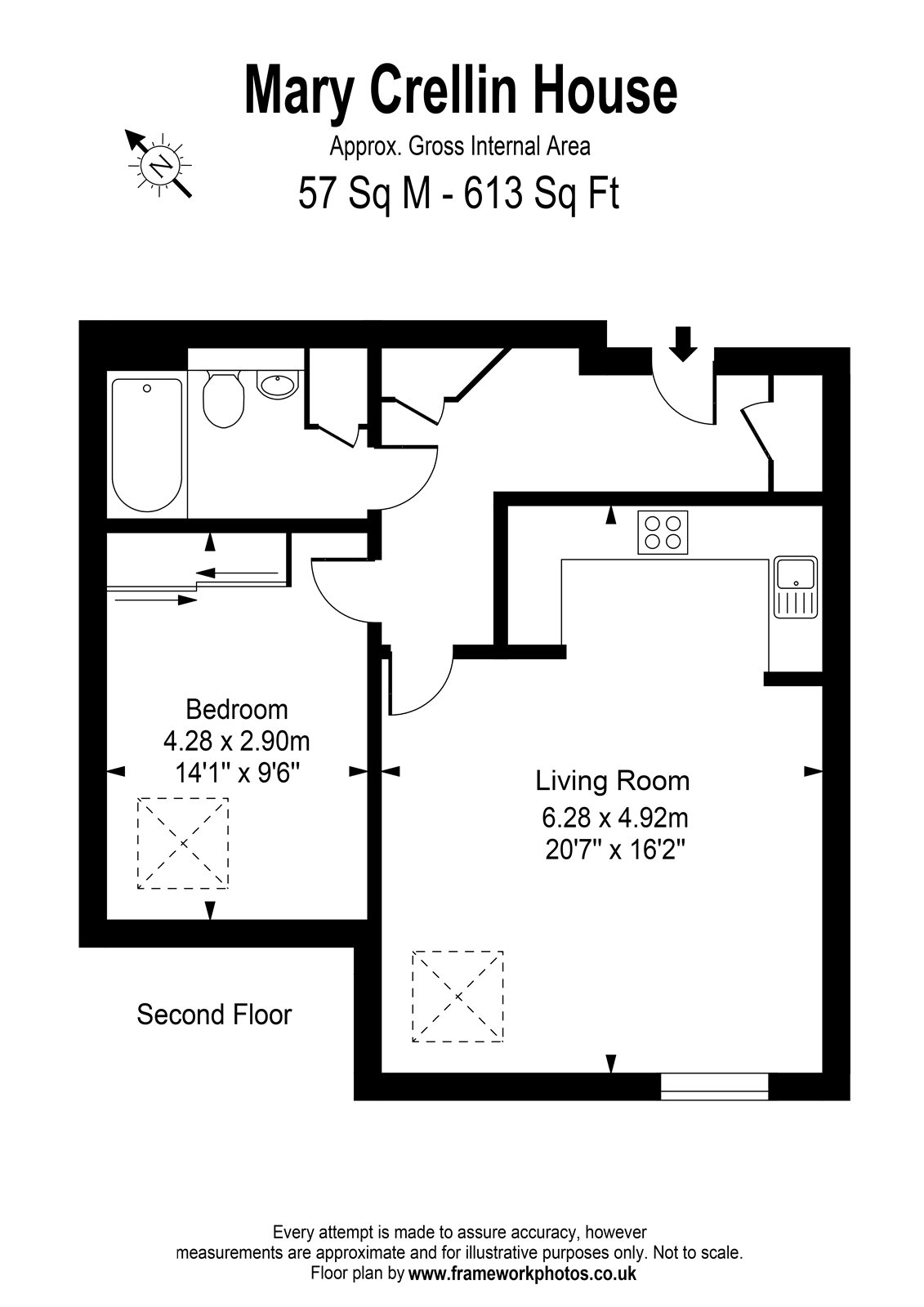 1 Bedrooms Flat to rent in Langdon Park, Teddington TW11