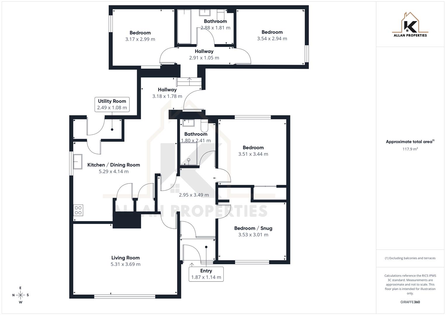 39, 39 Scapa Crescent, Kirkwall floorplan