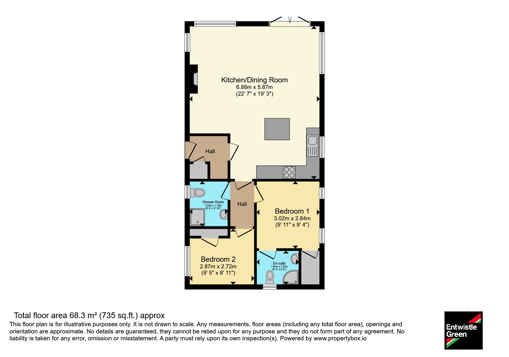 2 Borrans Lane Caravan Park,, Borrans Lane, Lancashire floorplan