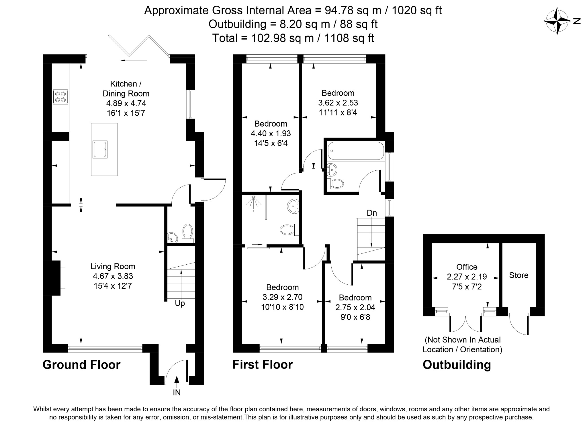 25, Western Drive, Shepperton floorplan