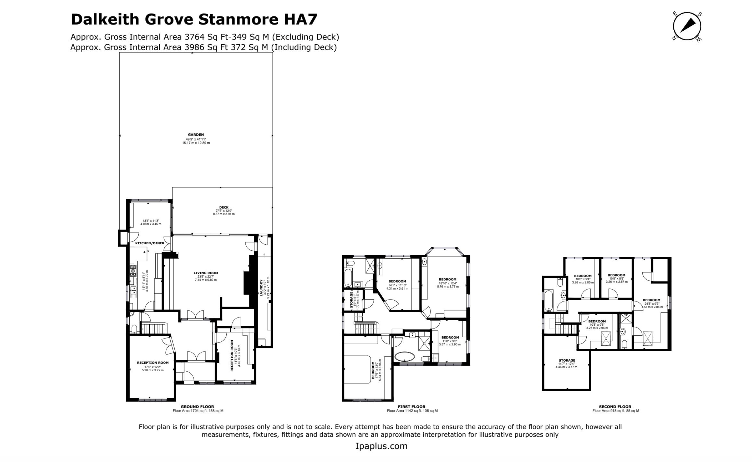 5, Dalkeith Grove, Stanmore floorplan