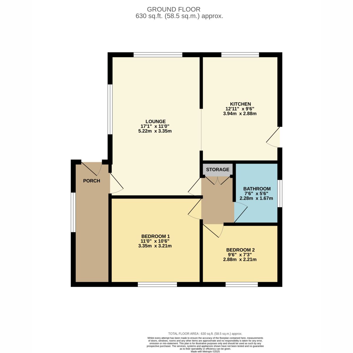 10 The Close, The Dome Village, Hockley floorplan