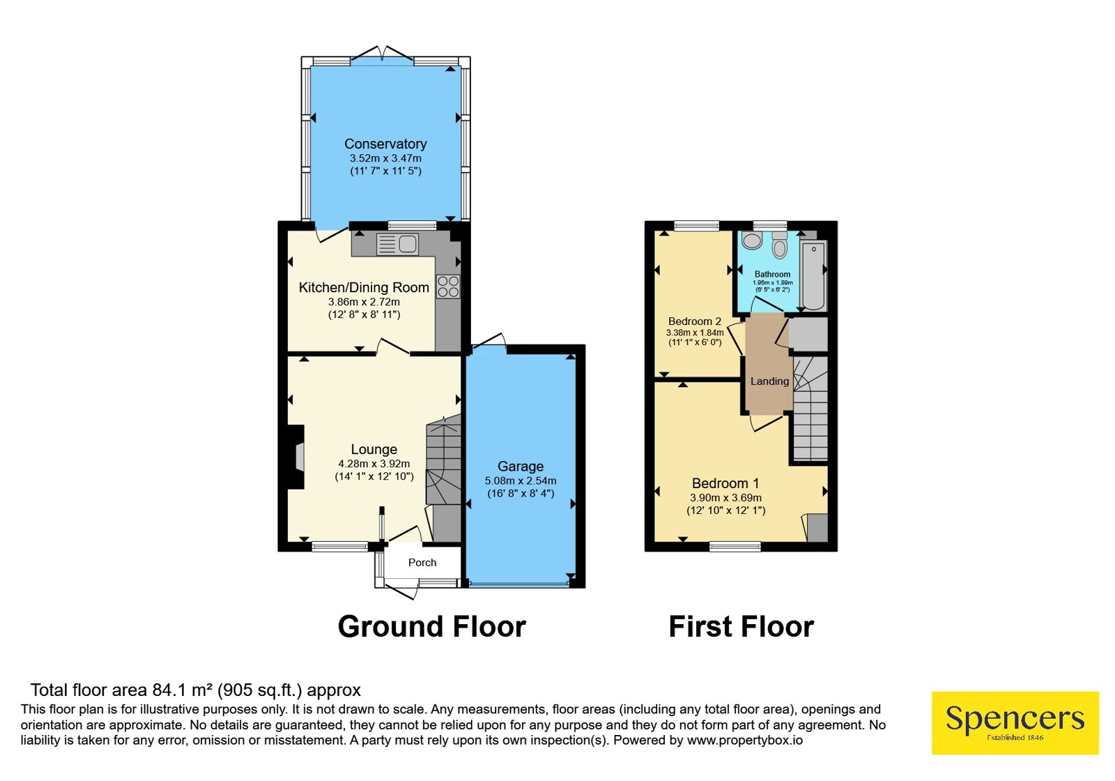 16, Broadfield Way, Leicester floorplan