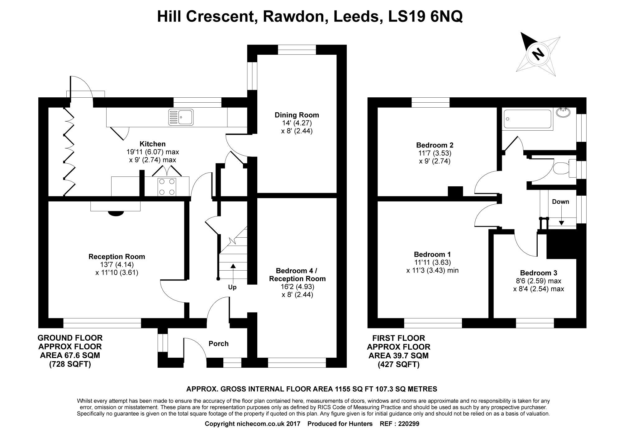 4 Bedrooms Semi-detached house for sale in Hill Crescent, Rawdon, Leeds LS19