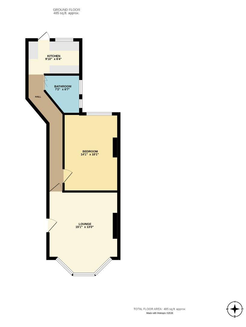 48, Silverdale Avenue, Westcliff-On-Sea floorplan