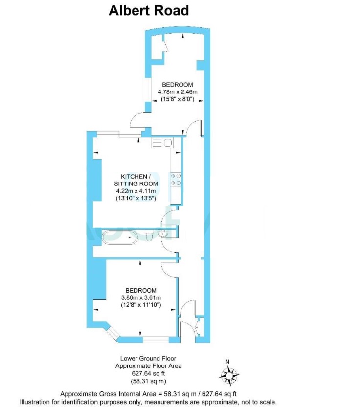 14a, Albert Road, Brighton floorplan