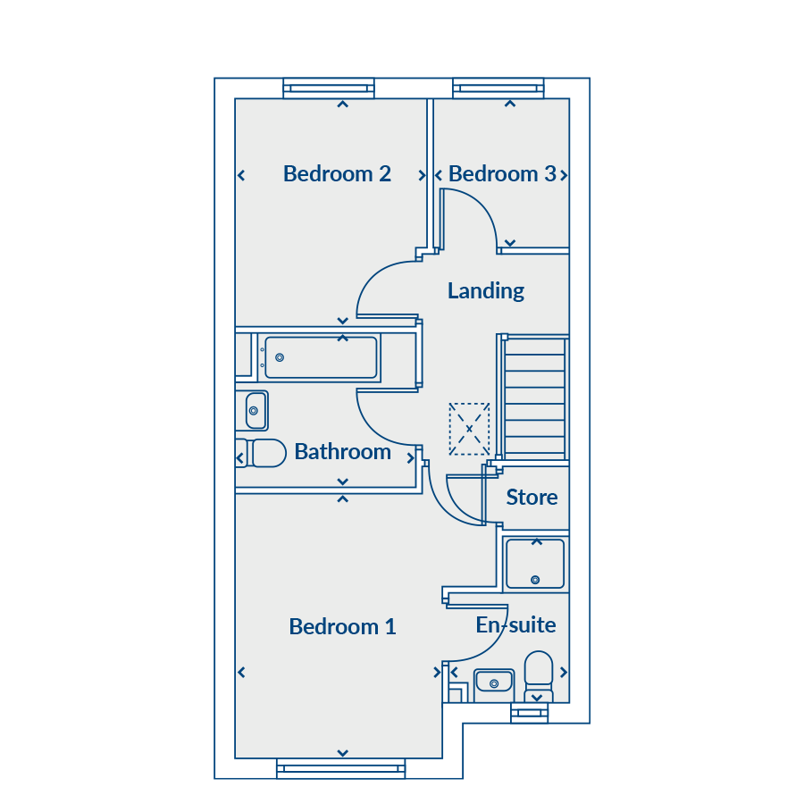 4 Hamilton Way, Shadsworth, Blackburn floorplan