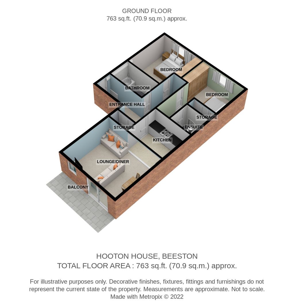 Church Street, Beeston, Nottingham NG9, 2 bedroom flat for sale