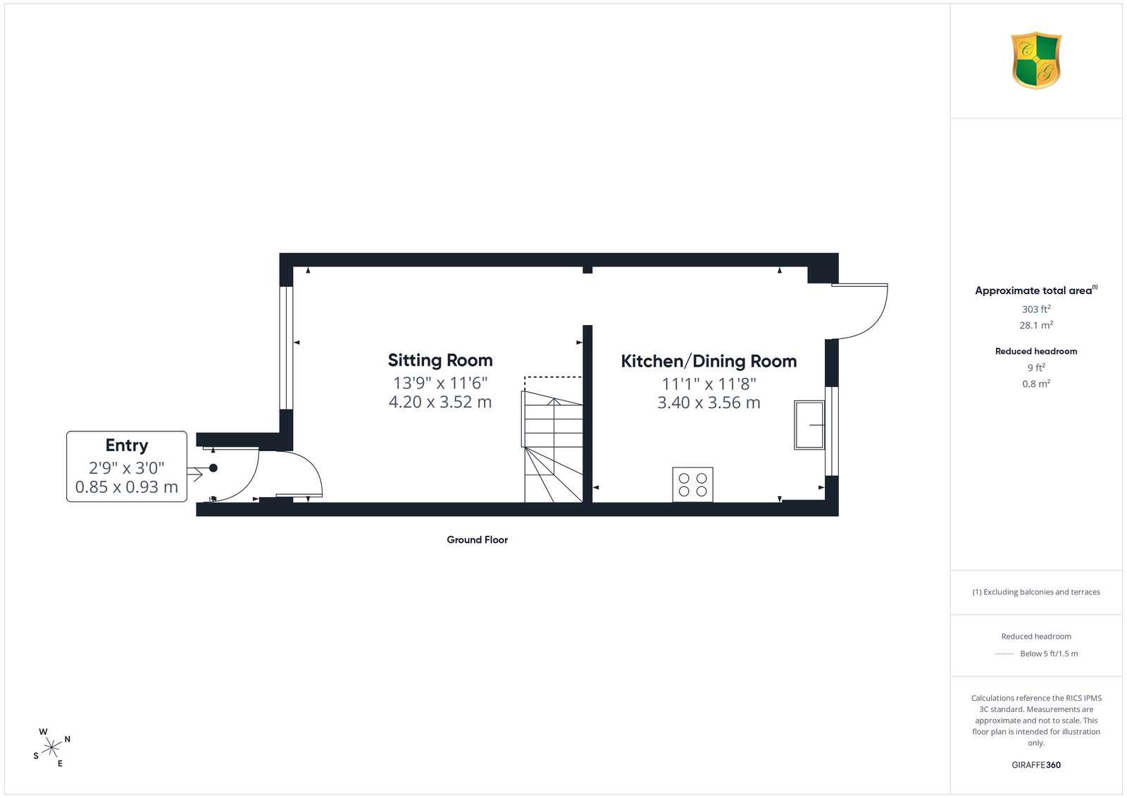 14, Robin Close, Horsham floorplan