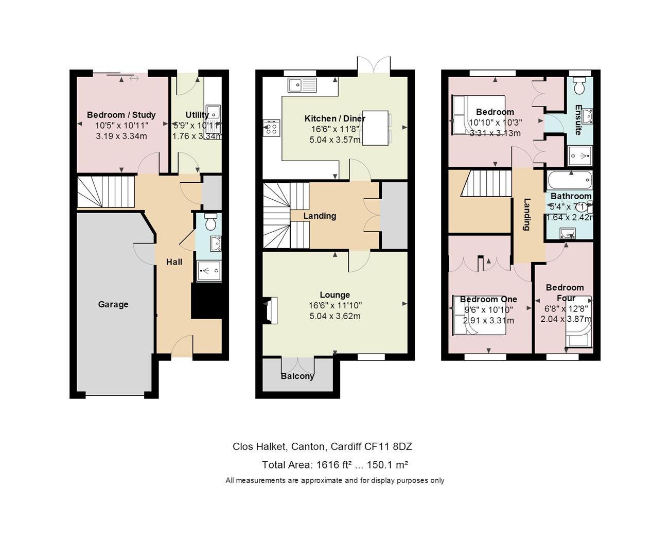 4 Bedrooms Terraced house for sale in Clos Halket, Canton, Cardiff CF11