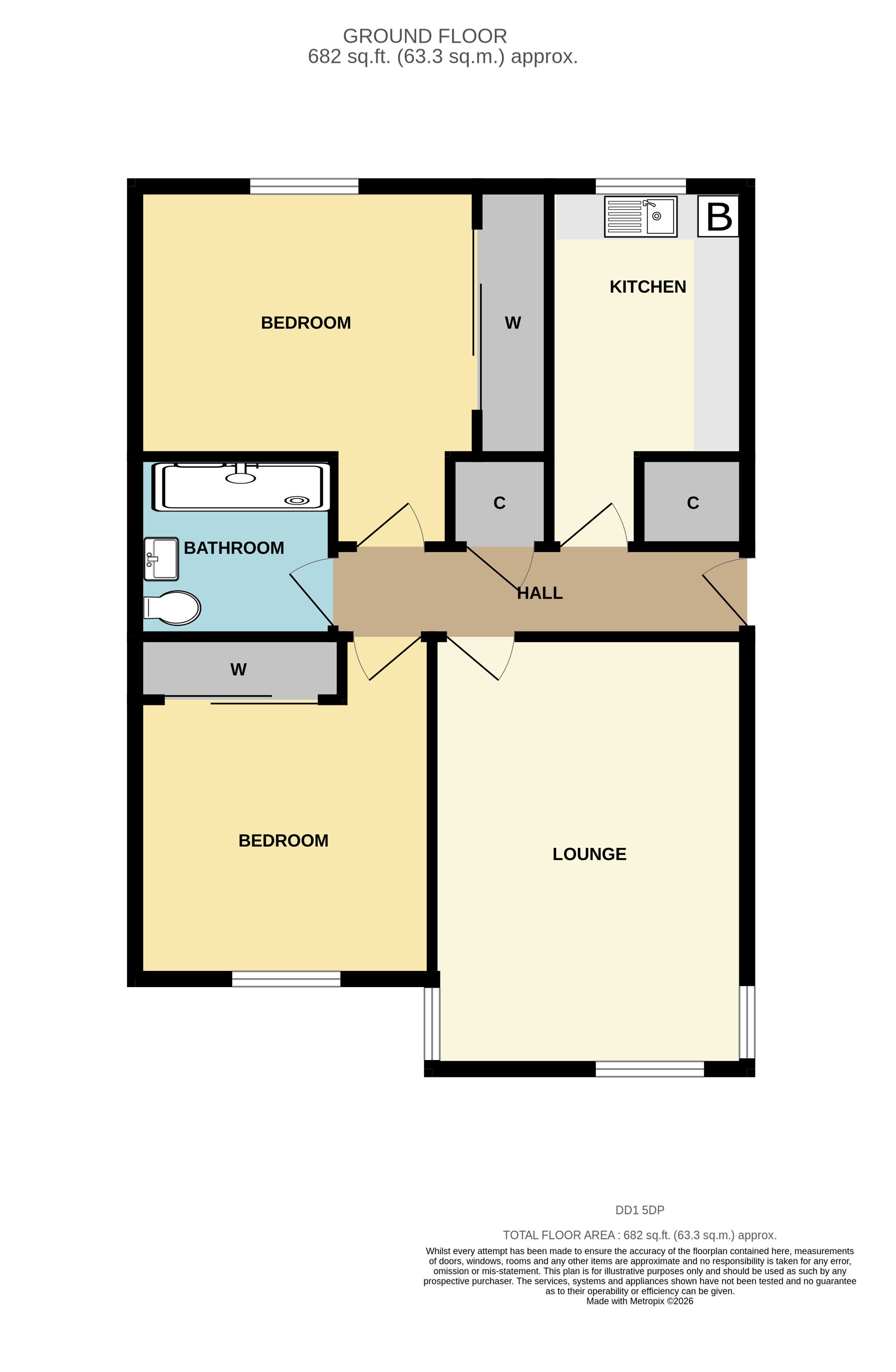 Daniel Street, Dundee floorplan