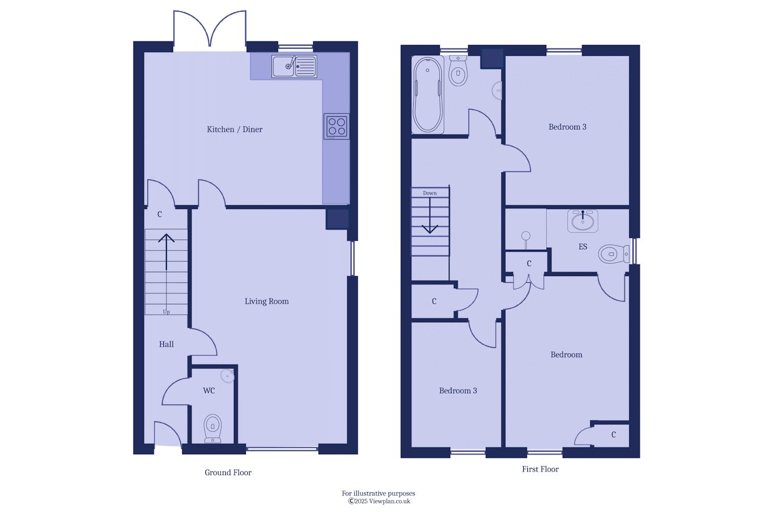 73, Heol Hartrey, Dinas Powys floorplan