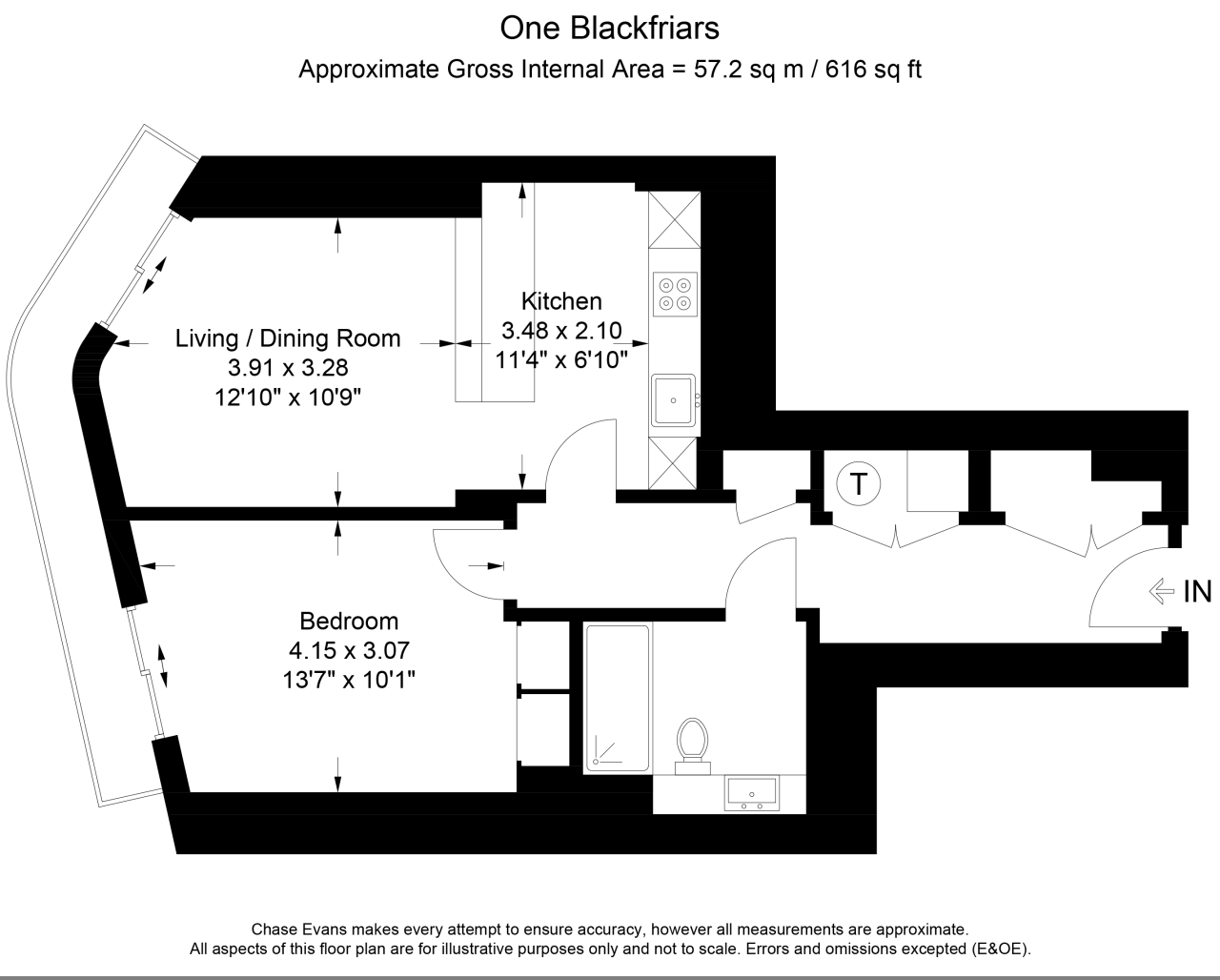 Meranti Apartments , Grove Street, London floorplan