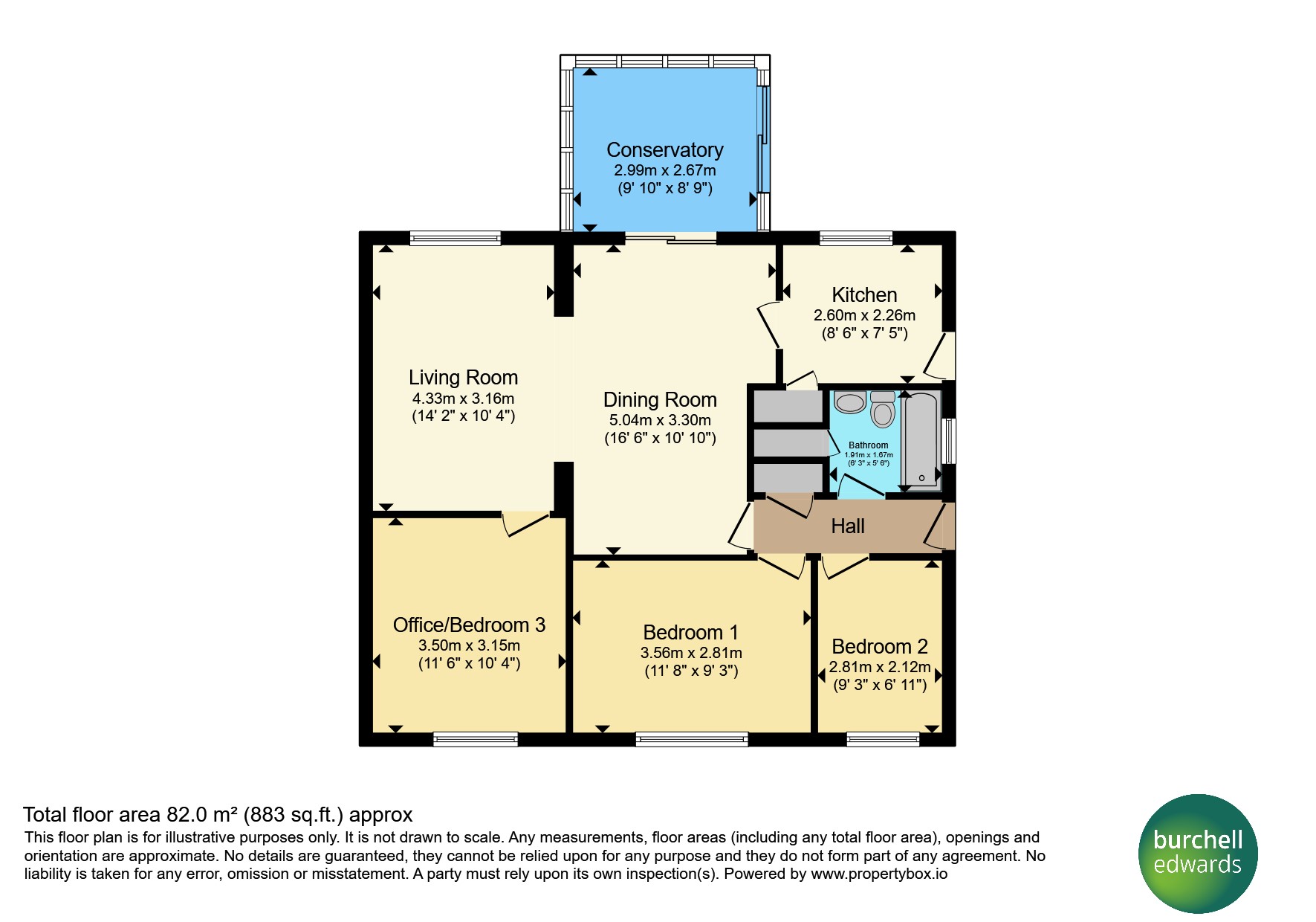 119, The Lawns, Burton-On-Trent floorplan