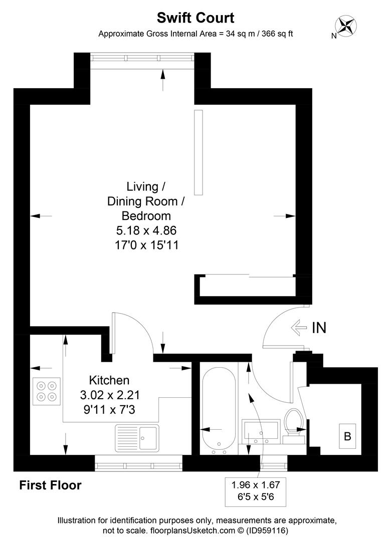 44, Swift Court, Westmoreland Drive, Sutton floorplan