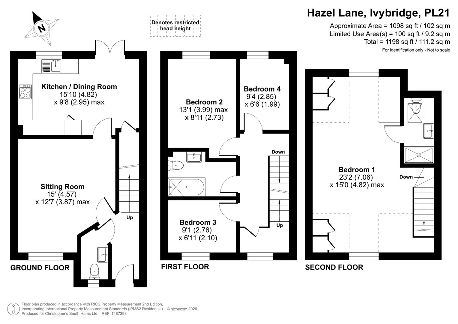 18, Hazel Lane, Ivybridge floorplan