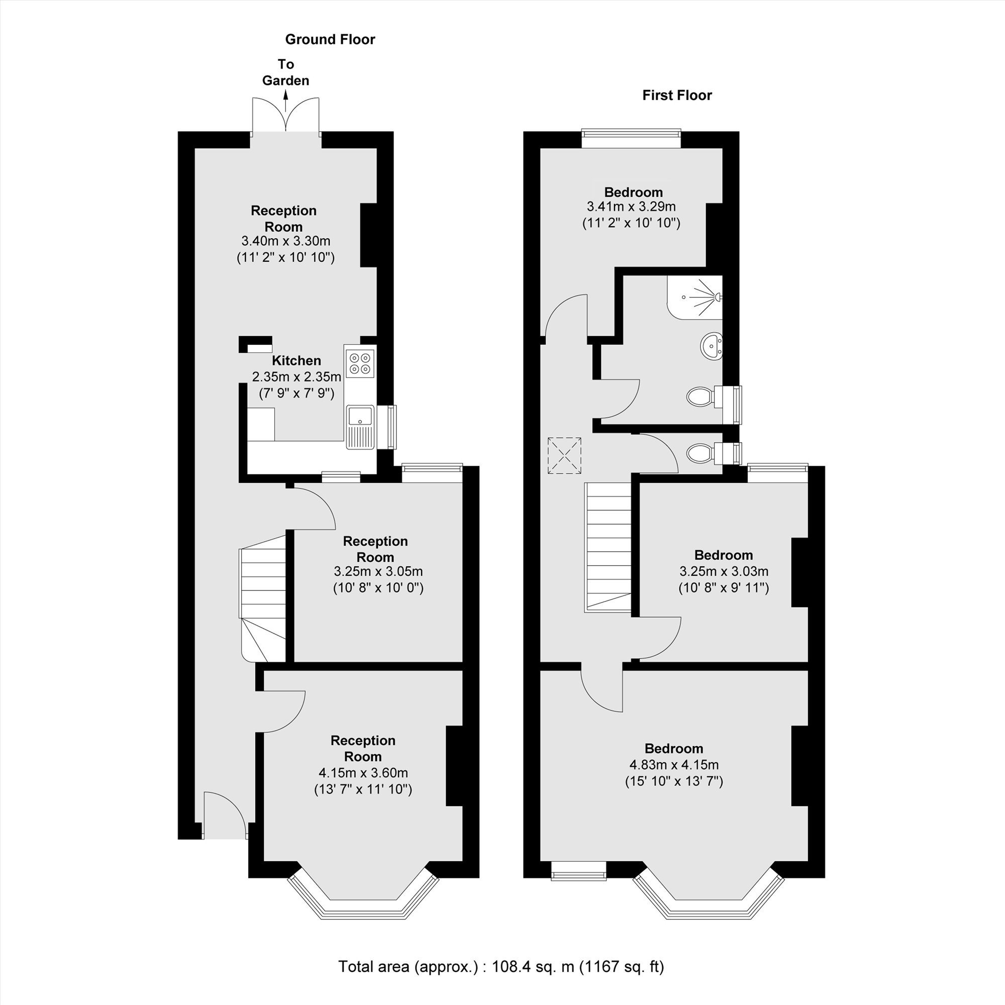 64, Wellesley Road, Harrow floorplan