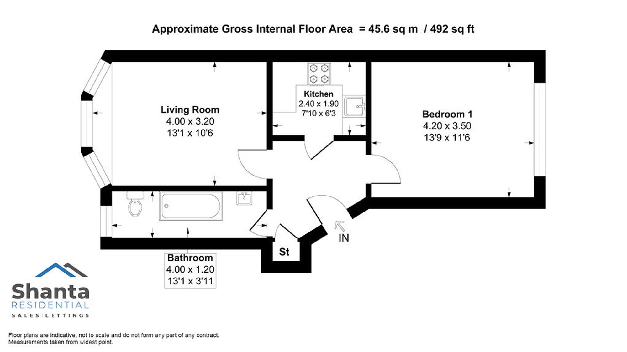 3/2 72 Coustonholm Road, Glasgow floorplan