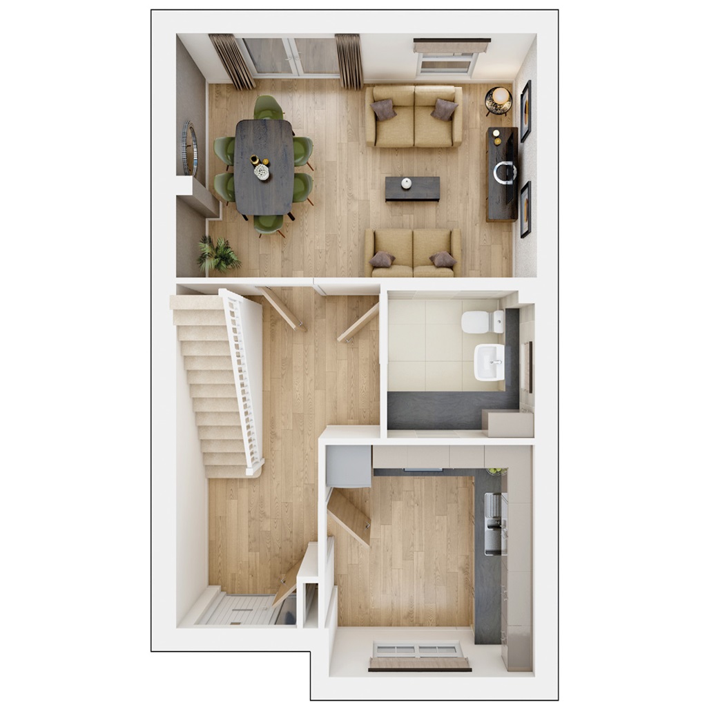 The Trelton - Plot 223, St Augustines Place, Sweechbridge Road, Herne Bay floorplan