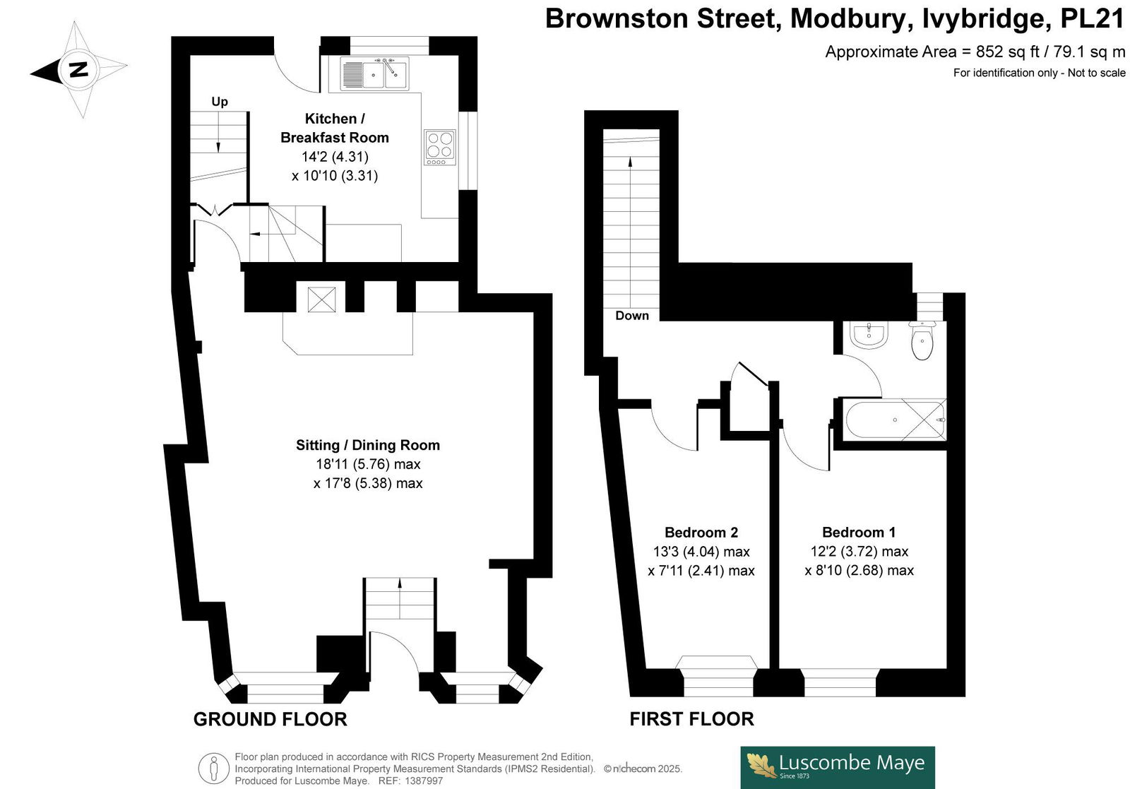 59, Brownston Street, Ivybridge floorplan