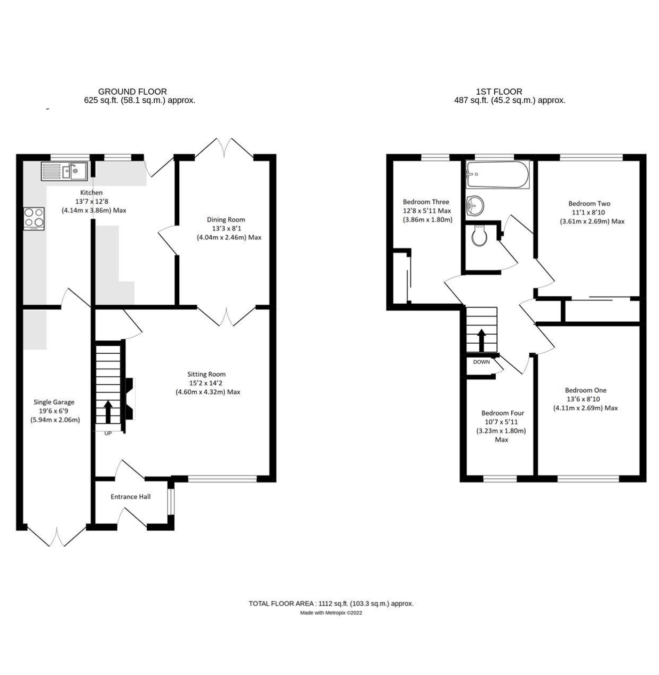 40, Manchester Road, Wellingborough floorplan