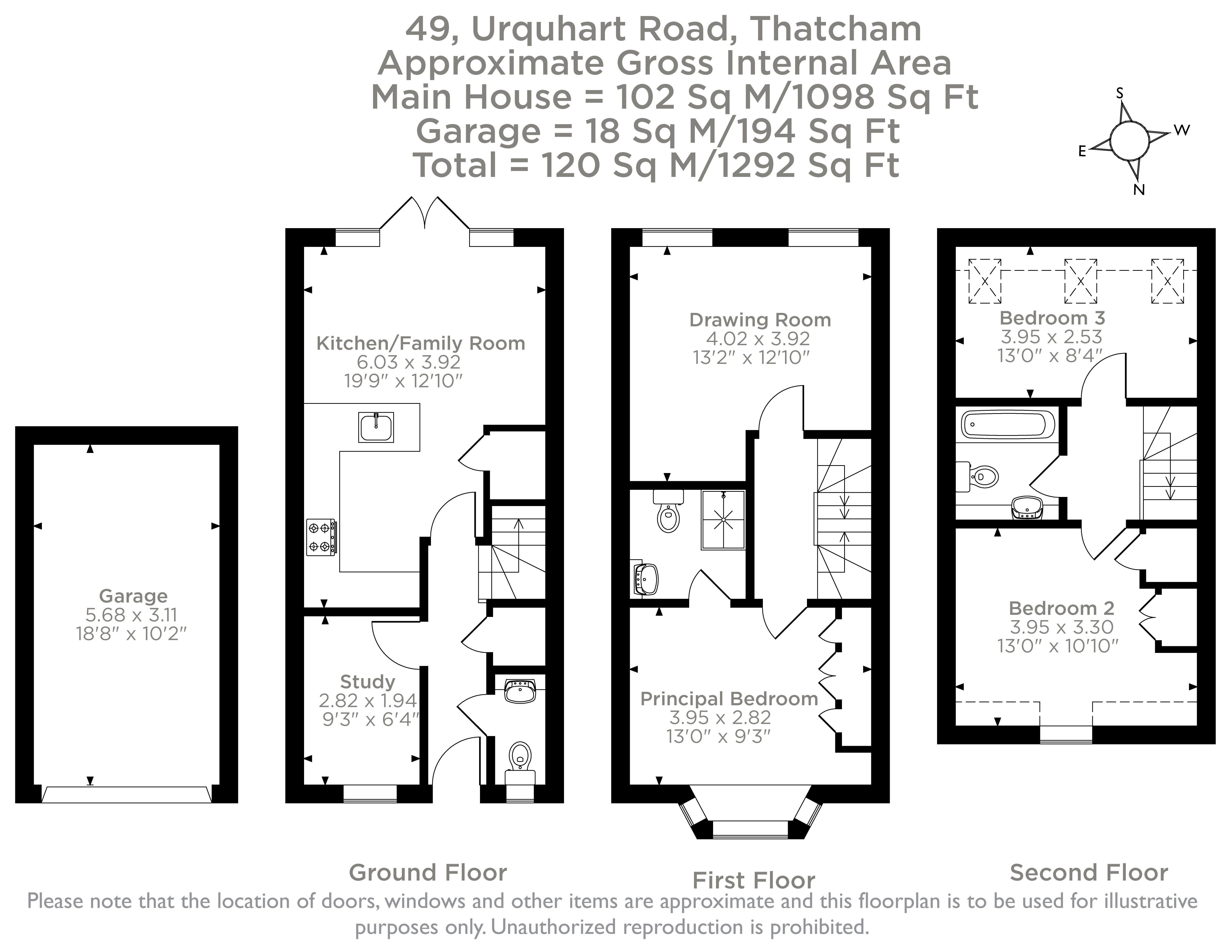 49, Urquhart Road, Berkshire floorplan