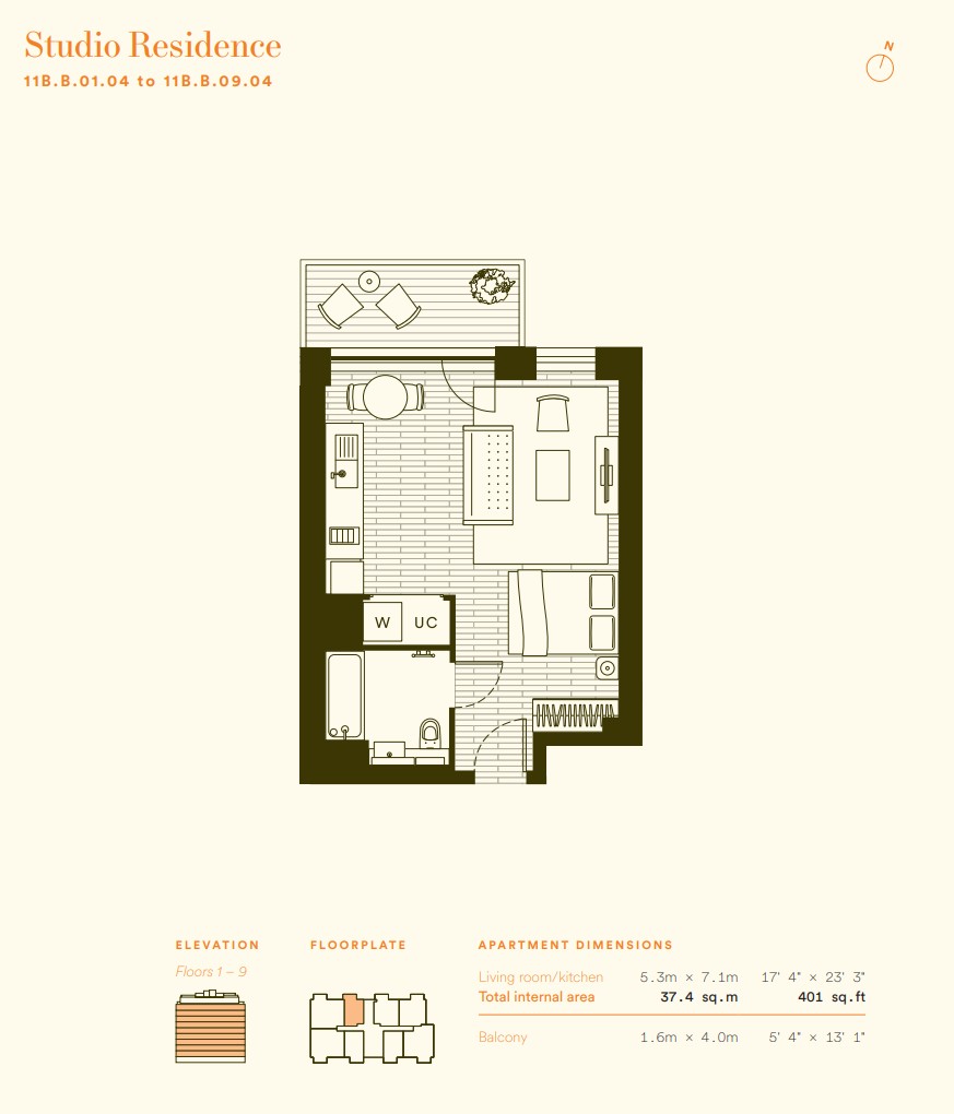 The Wilderly, Elephant Park, Elephant & Castle SE17, The Wilderly, Elephant Park, Elephant & Castle SE17, London floorplan