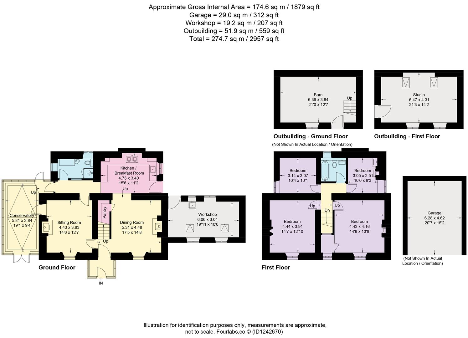 Hill House, Stroud floorplan