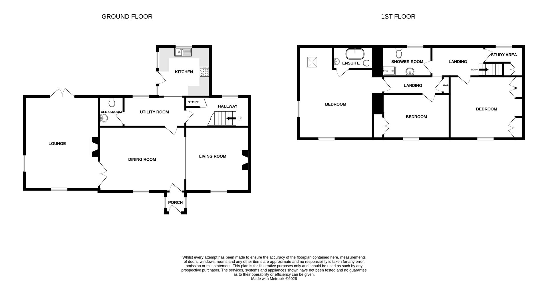 1, Westhall Cottages, Lynn Road, Middleton floorplan